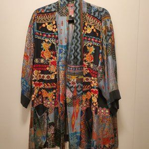 Johnny Was Silk Kimona